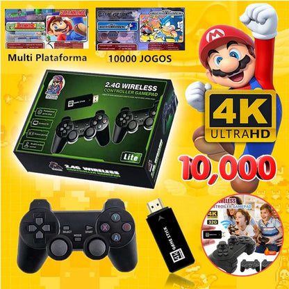 CONSOLA GAMESTICK 4K +10,000 JUEGOS INCLUIDOS