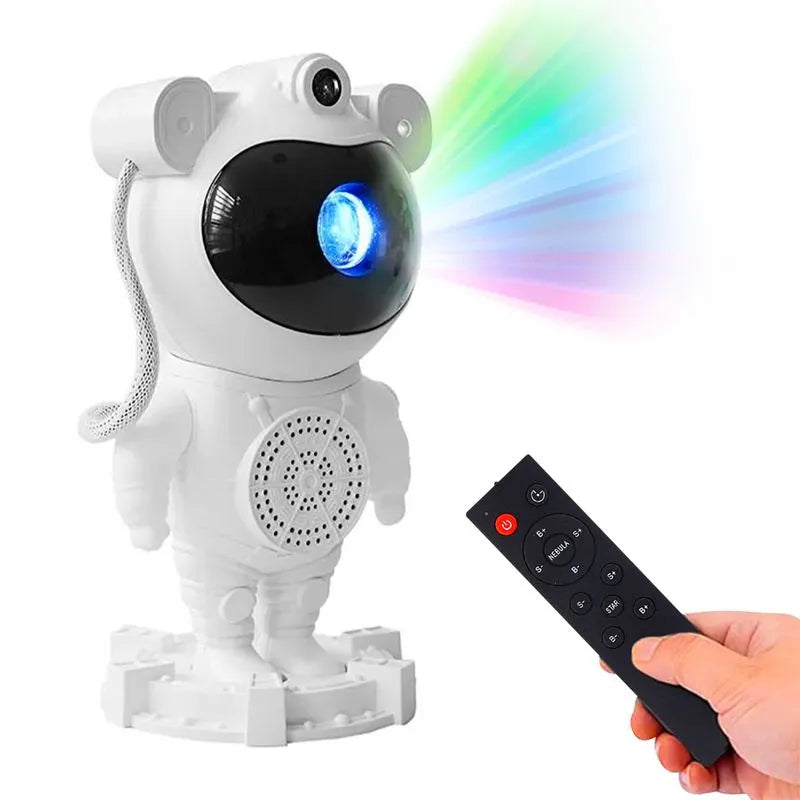 Proyector LED Astronauta 2 en 1 Parlante Bluetooth con Control