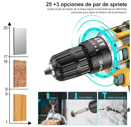 TALADRO INALÁMBRICO DE 48V - MARKFORCE