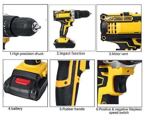 TALADRO INALÁMBRICO DE 48V - MARKFORCE