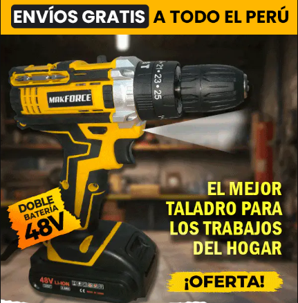 TALADRO INALÁMBRICO DE 48V - MARKFORCE